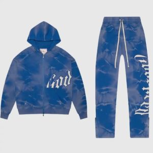 Godspeed Dark Blue Sweatsuit Matching Streetwear