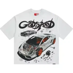 Godspeed Concept Art Heavyweight Tee (White)