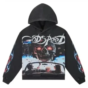 Godspeed Drive In Heavyweight Hoodie (Black Wash)