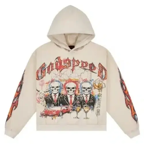 Godspeed ATH Oversized Hoodie (Bone) Godspeed ATH Oversized Hoodie (Bone)