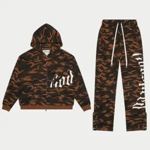 Godspeed Brown Camo Sweatsuit