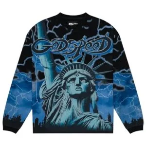 Voltage LS T- Blue Godspeed shirt